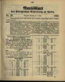 Amtsblatt der Königlichen Regierung zu Posen. 1903.05.19 Nro.20