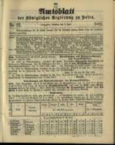 Amtsblatt der Königlichen Regierung zu Posen. 1903.06.02 Nro.22