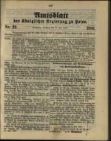 Amtsblatt der Königlichen Regierung zu Posen. 1903.07.21 Nro.29