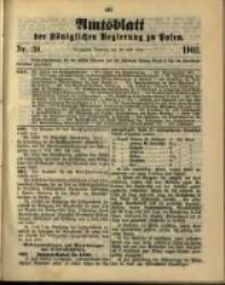 Amtsblatt der Königlichen Regierung zu Posen. 1903.07.28 Nro.30