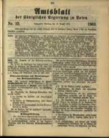 Amtsblatt der Königlichen Regierung zu Posen. 1903.08.11 Nro.32