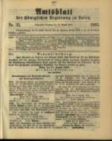 Amtsblatt der Königlichen Regierung zu Posen. 1903.08.18 Nro.33