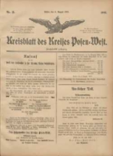 Kreis-Blatt des Kreises Posen-West 1903.08.06 Jg.15 Nr31