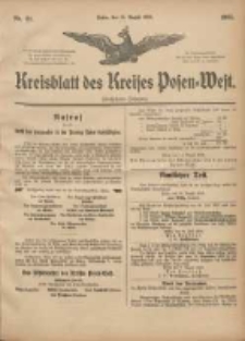 Kreis-Blatt des Kreises Posen-West 1903.08.13 Jg.15 Nr32