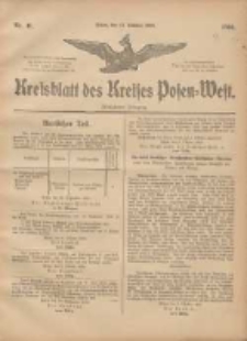 Kreis-Blatt des Kreises Posen-West 1903.10.14 Jg.15 Nr41