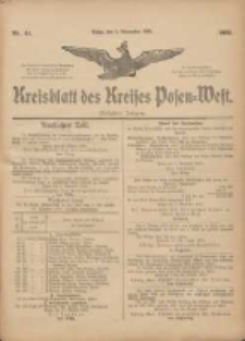 Kreis-Blatt des Kreises Posen-West 1903.11.05 Jg.15 Nr44