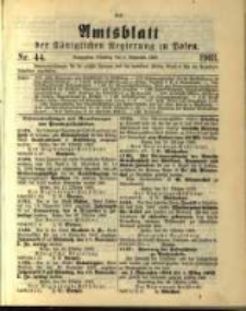 Amtsblatt der Königlichen Regierung zu Posen. 1903.11.03 Nro.44