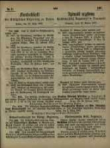 Amtsblatt der Königlichen Regierung zu Posen. 1867.03.12 Nro.11