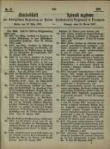 Amtsblatt der Königlichen Regierung zu Posen. 1867.03.19 Nro.12