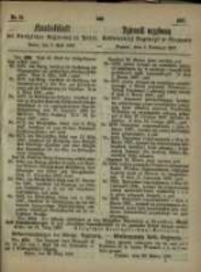 Amtsblatt der Königlichen Regierung zu Posen. 1867.04.02 Nro.14
