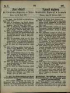 Amtsblatt der Königlichen Regierung zu Posen. 1867.04.23 Nro.17