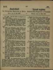 Amtsblatt der Königlichen Regierung zu Posen. 1867.05.14 Nro.20