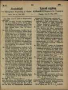 Amtsblatt der Königlichen Regierung zu Posen. 1867.05.21 Nro.21