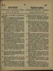 Amtsblatt der Königlichen Regierung zu Posen. 1867.05.28 Nro.22