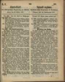 Amtsblatt der Königlichen Regierung zu Posen. 1867.10.22 Nro.43