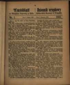 Amtsblatt der Königlichen Regierung zu Posen. 1868.01.07 Nro.1
