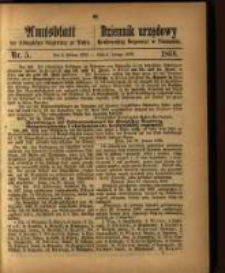 Amtsblatt der Königlichen Regierung zu Posen. 1868.02.04 Nro.5