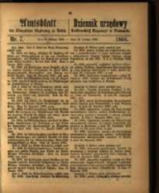 Amtsblatt der Königlichen Regierung zu Posen. 1868.02.18 Nro.7