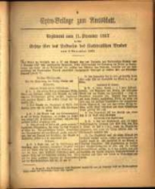 Extra-Beilage zum Amtsblatt