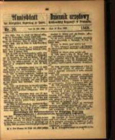 Amtsblatt der Königlichen Regierung zu Posen. 1868.05.19 Nro. 20