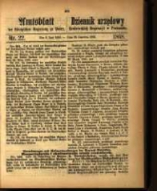 Amtsblatt der Königlichen Regierung zu Posen. 1868.06.02 Nro. 22