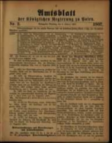 Amtsblatt der Königlichen Regierung zu Posen. 1907.01.08 Nro.2