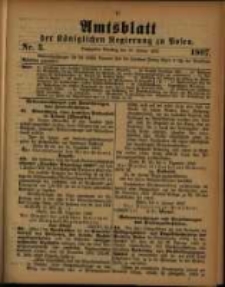 Amtsblatt der Königlichen Regierung zu Posen. 1907.01.15 Nro.3