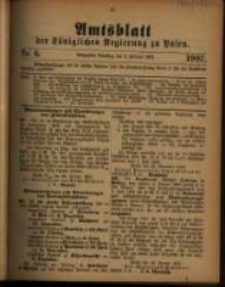 Amtsblatt der Königlichen Regierung zu Posen. 1907.02.05 Nro.6