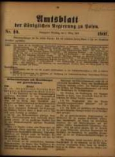 Amtsblatt der Königlichen Regierung zu Posen. 1907.03.05 Nro.10