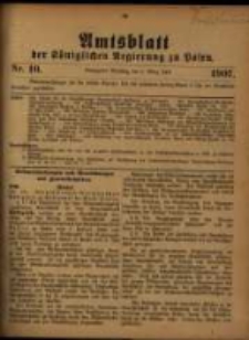 Amtsblatt der Königlichen Regierung zu Posen. 1907.03.05 Nro.10