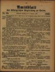 Amtsblatt der Königlichen Regierung zu Posen. 1907.09.17 Nro.38