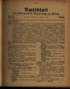 Amtsblatt der Königlichen Regierung zu Posen. 1910.02.01 Nro.5