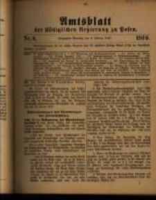 Amtsblatt der K&ouml;niglichen Regierung zu Posen. 1910.02.08 Nro.6