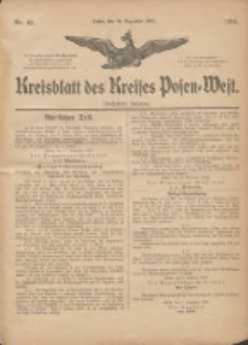 Kreis-Blatt des Kreises Posen-West 1903.12.10 Jg.15 Nr49