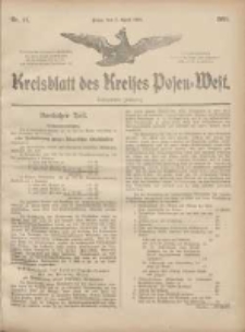 Kreis-Blatt des Kreises Posen-West 1904.04.07 Jg.16 Nr14