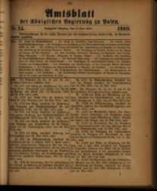 Amtsblatt der K&ouml;niglichen Regierung zu Posen. 1910.06.14 Nro.24