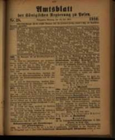 Amtsblatt der K&ouml;niglichen Regierung zu Posen. 1910.07.12 Nro.28