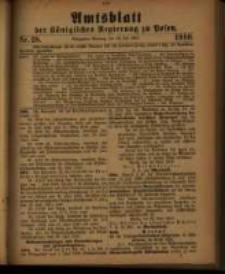 Amtsblatt der Königlichen Regierung zu Posen. 1910.07.12 Nro.28