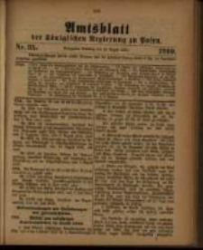 Amtsblatt der K&ouml;niglichen Regierung zu Posen. 1910.08.30 Nro.35