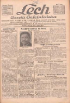 Lech.Gazeta Gnieźnieńska: codzienne pismo polityczne dla wszystkich stan&oacute;w. Dodatki: tygodniowy "Lechita" i powieściowy oraz dwutygodnik "Leszek" 1932.02.18 R.33 Nr39
