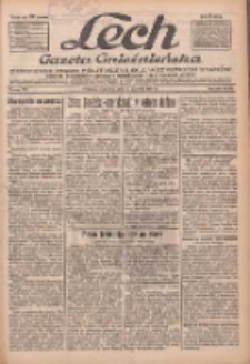 Lech.Gazeta Gnieźnieńska: codzienne pismo polityczne dla wszystkich stan&oacute;w. Dodatki: tygodniowy "Lechita" i powieściowy oraz dwutygodnik "Leszek" 1933.08.31 R.34 Nr199