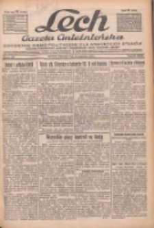 Lech.Gazeta Gnieźnieńska: codzienne pismo polityczne dla wszystkich stan&oacute;w. Dodatki: tygodniowy "Lechita" i powieściowy oraz dwutygodnik "Leszek" 1933.09.17 R.34 Nr214