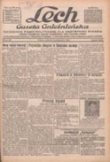 Lech.Gazeta Gnieźnieńska: codzienne pismo polityczne dla wszystkich stan&oacute;w. Dodatki: tygodniowy "Lechita" i powieściowy oraz dwutygodnik "Leszek" 1933.10.12 R.34 Nr235