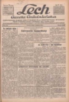Lech.Gazeta Gnieźnieńska: codzienne pismo polityczne dla wszystkich stan&oacute;w. Dodatki: tygodniowy "Lechita" i powieściowy oraz dwutygodnik "Leszek" 1933.11.01 R.34 Nr252