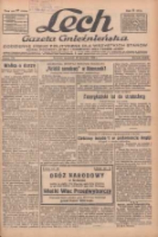 Lech.Gazeta Gnieźnieńska: codzienne pismo polityczne dla wszystkich stan&oacute;w. Dodatki: tygodniowy "Lechita" i powieściowy oraz dwutygodnik "Leszek" 1933.11.23 R.34 Nr270