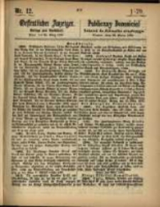Oeffentlicher Anzeiger. 1870.03.22 Nro.12