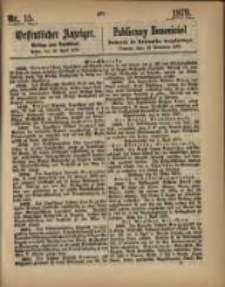 Oeffentlicher Anzeiger. 1870.04.12 Nro.15