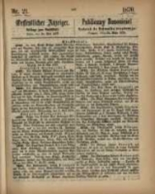 Oeffentlicher Anzeiger. 1870.05.24 Nro.21