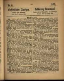 Oeffentlicher Anzeiger. 1868.02.11 Nro.6