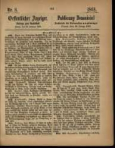 Oeffentlicher Anzeiger. 1868.02.25 Nro.8